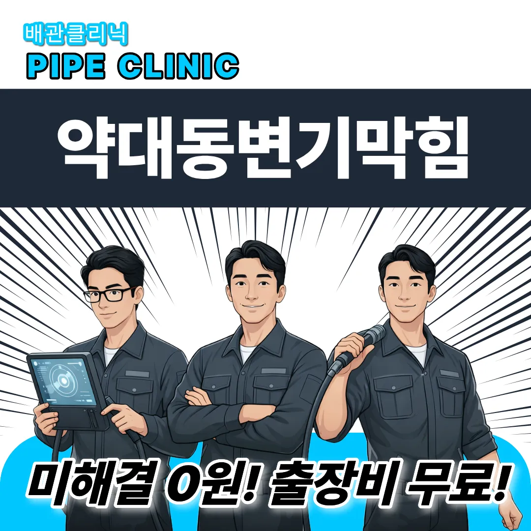 약대동변기막힘